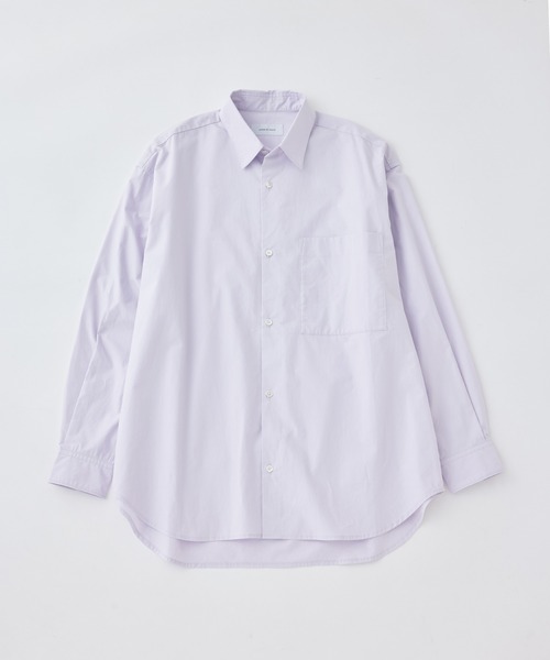 ADAM ET ROPE'（アダムエロペ）の「アソートプリント ビッグシルエット レギュラーカラーシャツ / ロングシーズン着用可能 / ユニセックス（シャツ/ブラウス・メンズ・ホワイト/ベージュ系その他/ブルー系その他4/ラベンダー・L/M）」の4枚目の写真