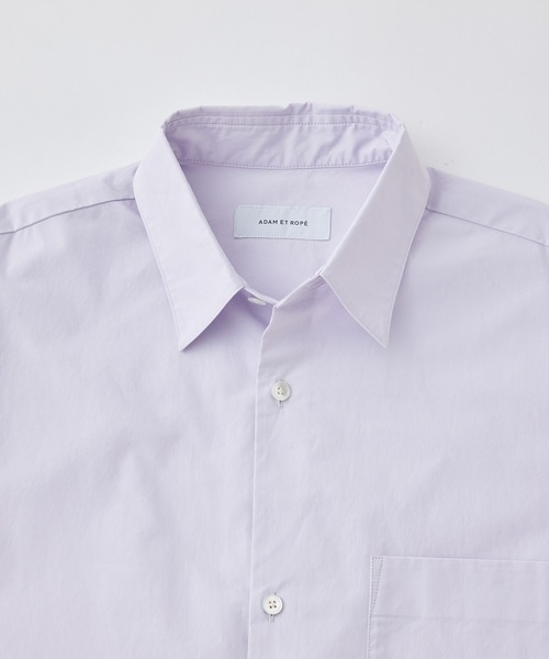 ADAM ET ROPE'（アダムエロペ）の「アソートプリント ビッグシルエット レギュラーカラーシャツ / ロングシーズン着用可能 / ユニセックス（シャツ/ブラウス・メンズ・ホワイト/ベージュ系その他/ブルー系その他4/ラベンダー・L/M）」の5枚目の写真