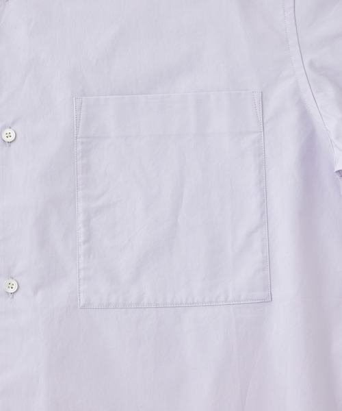 ADAM ET ROPE'（アダムエロペ）の「アソートプリント ビッグシルエット レギュラーカラーシャツ / ロングシーズン着用可能 / ユニセックス（シャツ/ブラウス・メンズ・ホワイト/ベージュ系その他/ブルー系その他4/ラベンダー・L/M）」の6枚目の写真