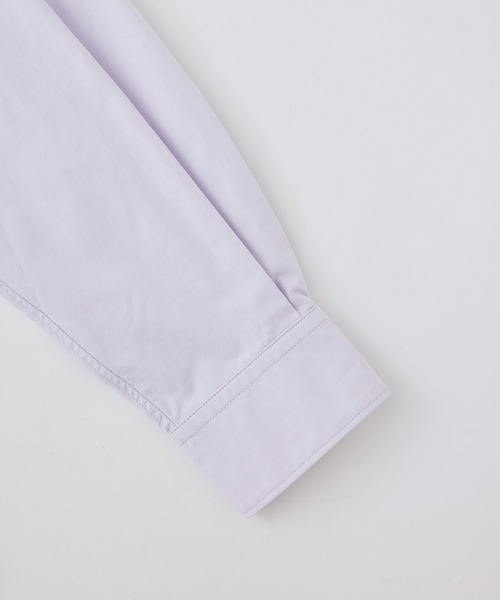 ADAM ET ROPE'（アダムエロペ）の「アソートプリント ビッグシルエット レギュラーカラーシャツ / ロングシーズン着用可能 / ユニセックス（シャツ/ブラウス・メンズ・ホワイト/ベージュ系その他/ブルー系その他4/ラベンダー・L/M）」の8枚目の写真