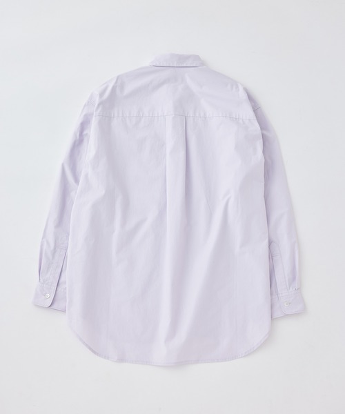 ADAM ET ROPE'（アダムエロペ）の「アソートプリント ビッグシルエット レギュラーカラーシャツ / ロングシーズン着用可能 / ユニセックス（シャツ/ブラウス・メンズ・ホワイト/ベージュ系その他/ブルー系その他4/ラベンダー・L/M）」の11枚目の写真