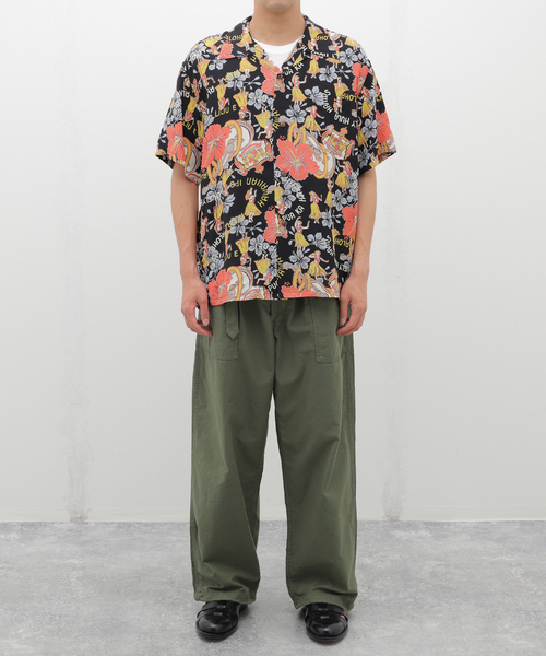 SUN SURF(サンサーフ)の「SUN SURF/サンサーフ “LOVELY HULA HANDS” SS39213(シャツ/ブラウス・メンズ・ブラック・MEDIUM/X-LARGE/LARGE)」の2枚目の写真