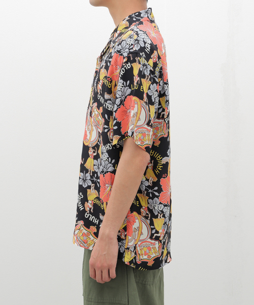 SUN SURF(サンサーフ)の「SUN SURF/サンサーフ “LOVELY HULA HANDS” SS39213(シャツ/ブラウス・メンズ・ブラック・MEDIUM/X-LARGE/LARGE)」の4枚目の写真