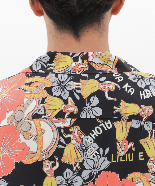 SUN SURF(サンサーフ)の「SUN SURF/サンサーフ “LOVELY HULA HANDS” SS39213(シャツ/ブラウス・メンズ・ブラック・MEDIUM/X-LARGE/LARGE)」の7枚目の写真