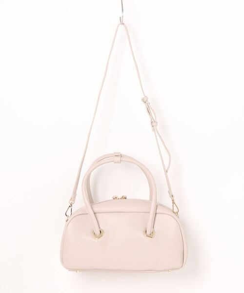 Casselini（キャセリーニ）の「Eyelet wide boston（ボストンバッグ・レディース・ダークグリーン/アイボリー・MEDIUM）」の18枚目の写真