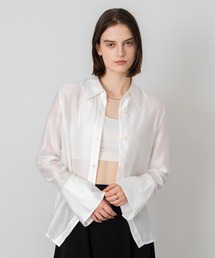 Formeque（フォルミーク）の「【Formeque】フロントスリットシアーシャツ（シャツ/ブラウス）」