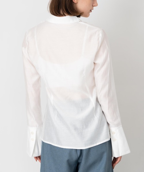 【Formeque】フロントスリットシアーシャツ（シャツ/ブラウス）｜Formeque（フォルミーク）