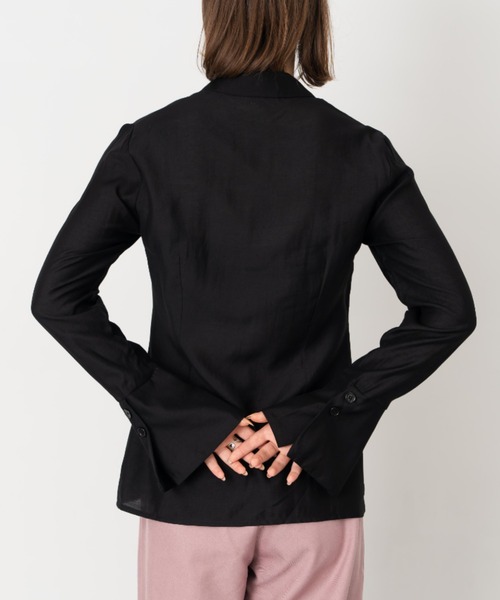 【Formeque】フロントスリットシアーシャツ（シャツ/ブラウス）｜Formeque（フォルミーク）