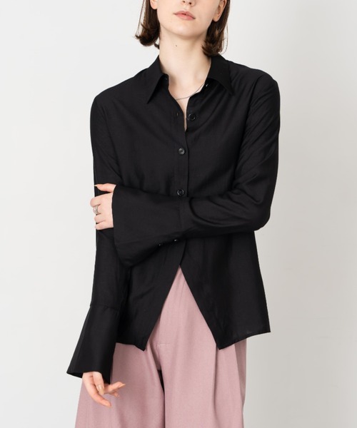 【Formeque】フロントスリットシアーシャツ（シャツ/ブラウス）｜Formeque（フォルミーク）