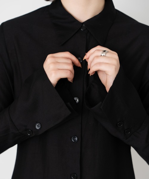 【Formeque】フロントスリットシアーシャツ（シャツ/ブラウス）｜Formeque（フォルミーク）