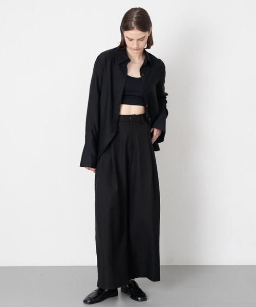 【Formeque】フロントスリットシアーシャツ（シャツ/ブラウス）｜Formeque（フォルミーク）