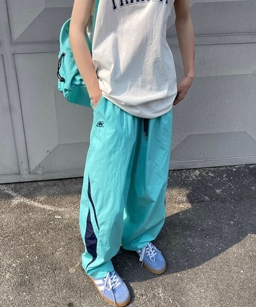 NOWLE（ノウル）の「【NOWLE】サイドライン ワイド シャカシャカ パンツ（その他パンツ・メンズ・イエロー/サックスブルー・LARGE/MEDIUM/SMALL/X-LARGE）」の8枚目の写真