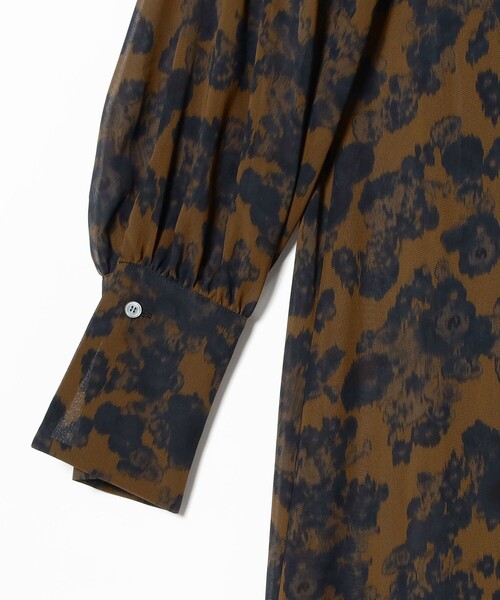 【セール】AK+1 / シフォン フラワー ワンピース（ワンピース）｜Demi-Luxe BEAMS（デミルクス ビームス）