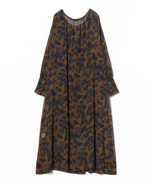 【セール】AK+1 / シフォン フラワー ワンピース（ワンピース）｜Demi-Luxe BEAMS（デミルクス ビームス）