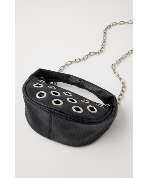 MOUSSY(マウジー)の「EYELET MINI バッグ(ショルダーバッグ・レディース・ブラック・FREE)」の12枚目の写真