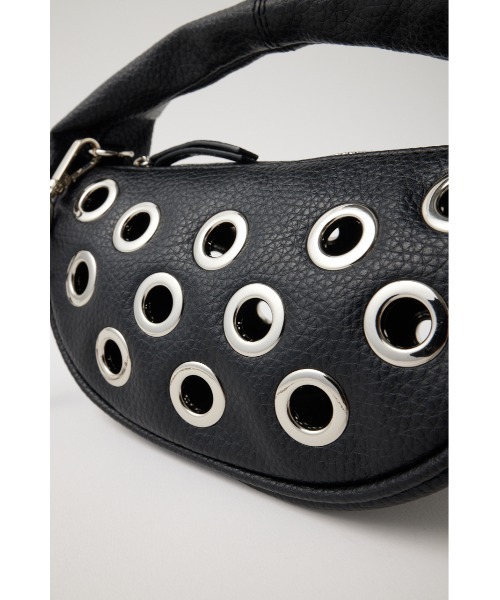 MOUSSY(マウジー)の「EYELET MINI バッグ(ショルダーバッグ・レディース・ブラック・FREE)」の11枚目の写真
