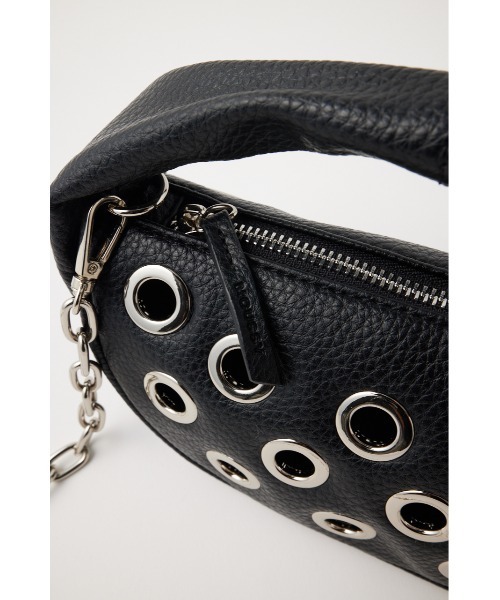 MOUSSY(マウジー)の「EYELET MINI バッグ(ショルダーバッグ・レディース・ブラック・FREE)」の10枚目の写真
