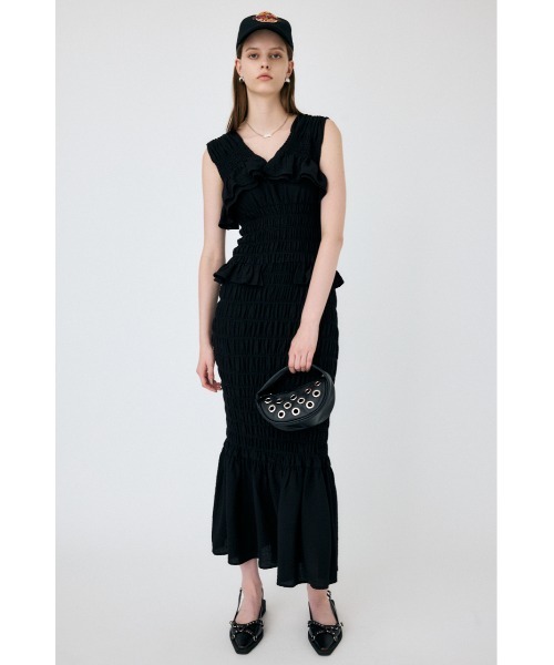MOUSSY(マウジー)の「EYELET MINI バッグ(ショルダーバッグ・レディース・ブラック・FREE)」の6枚目の写真