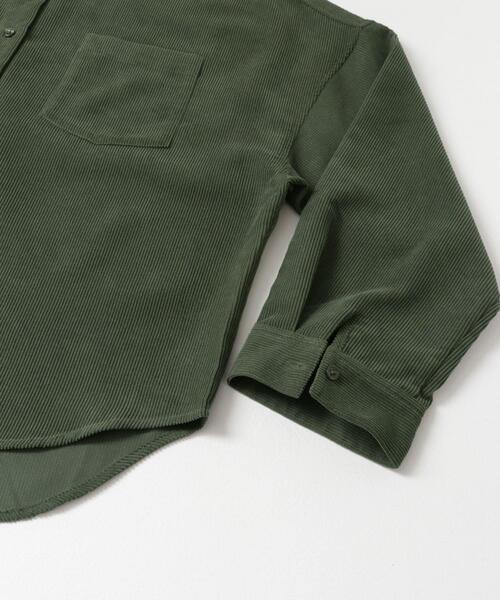 ITEMS URBANRESEARCH（アイテムズ アーバンリサーチ）の「コーデュロイポケットシャツ（Tシャツ/カットソー・レディース・グリーン/ブラック/ベージュ・FREE）」の21枚目の写真