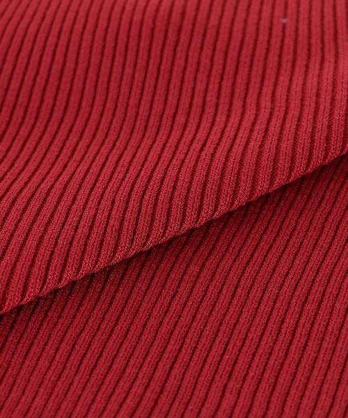 MAJESTIC LEGON（マジェスティックレゴン）の「リボンエンブロイダリーカーディガン（カーディガン/ボレロ・レディース・アイボリー/ピンク/ライトグレー/ブラック/ボルドー・MEDIUM）」の8枚目の写真