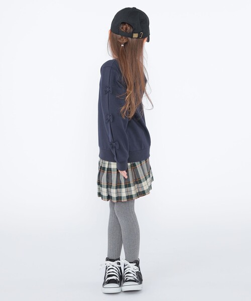 SHIPS（シップス）の「SHIPS KIDS:リボン モチーフ キャップ（キャップ・キッズ・ベージュ/ブラック・ONE SIZE）」の8枚目の写真