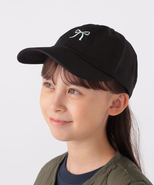 SHIPS（シップス）の「SHIPS KIDS:リボン モチーフ キャップ（キャップ・キッズ・ベージュ/ブラック・ONE SIZE）」の10枚目の写真