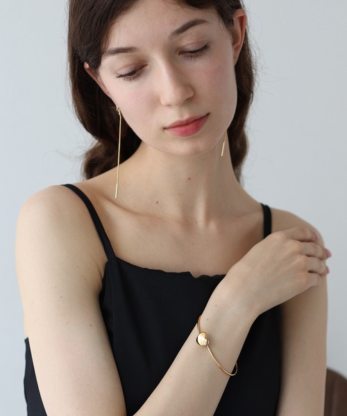 BLUEEAST（ブルーイースト）の「ハートメタルバングル（バングル/リストバンド・レディース・シルバー/ゴールド・FREE）」の6枚目の写真