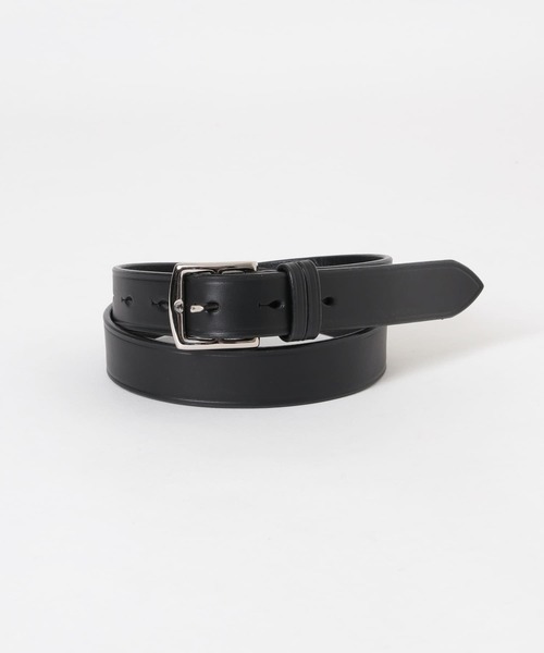 Scye（サイ）の「Scye　Leather New Basic Belt（ベルト・メンズ・キャメル/ブラック・MEDIUM）」の2枚目の写真