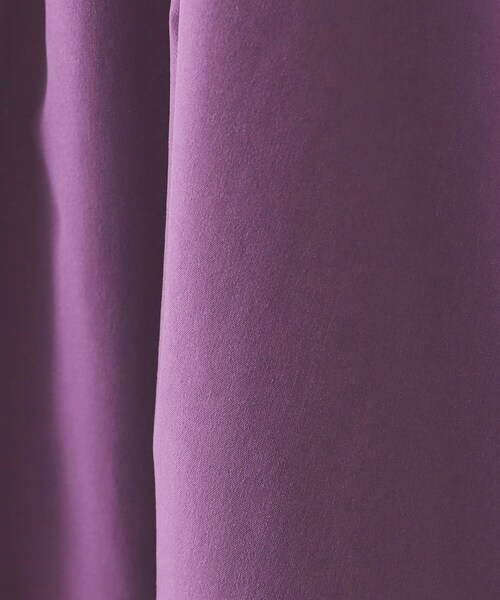 OPAQUE.CLIP（オペークドットクリップ）の「◆メモリータフタ フレアスカート【洗濯機洗い可】（スカート・レディース・ブラック/ブラウン系その他/パープル系・40/38）」の15枚目の写真