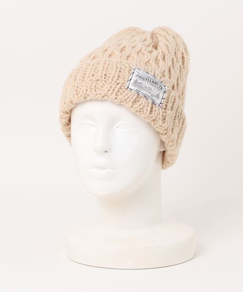 salle de bal(サルデバル)の「ウェーブ ニット ワッチキャップ(ニットキャップ/ビーニー・レディース・ネイビー/オフホワイト/グレー・FREE)」の8枚目の写真