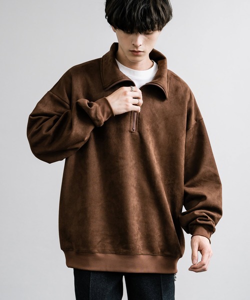 マーク＆ロナ ハーフジップ プルオーバー 48 マーク＆ロナ ハーフジップ プルオーバー 48 マークアンドロナ 【 MARK