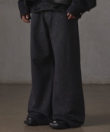 GRANCY パンツ 「GRANCY」Button Layered Design Nylon Pants