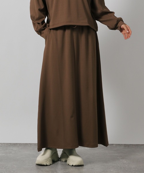 LAKOLE(ラコレ)の「ドロストフレスカート / 151671(スカート・レディース・ブラウン/ブラック/グレー/サンドグレー・MEDIUM/SMALL)」の4枚目の写真