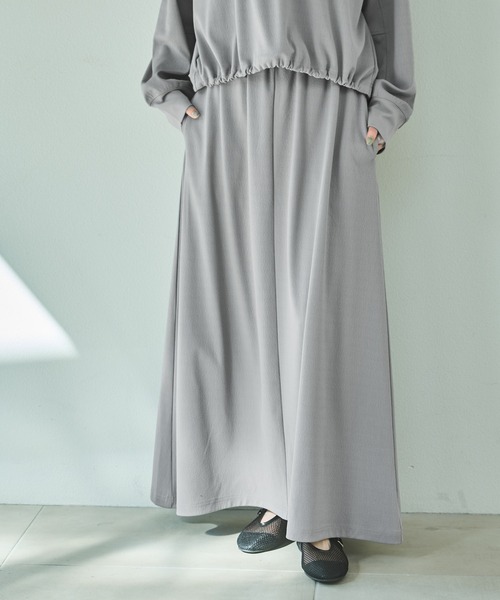 LAKOLE(ラコレ)の「ドロストフレスカート / 151671(スカート・レディース・ブラウン/ブラック/グレー/サンドグレー・MEDIUM/SMALL)」の1枚目の写真