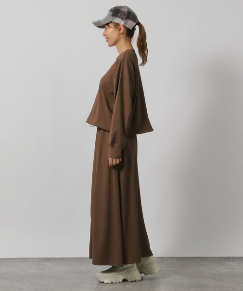 LAKOLE(ラコレ)の「ドロストフレスカート / 151671(スカート・レディース・ブラウン/ブラック/グレー/サンドグレー・MEDIUM/SMALL)」の16枚目の写真