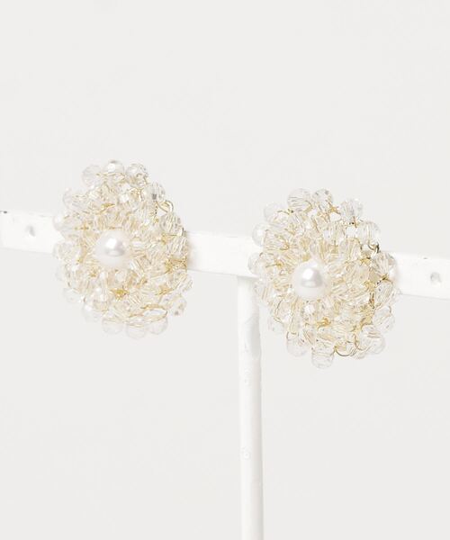 nicott（ニコット）の「NC:Crystal peccle Earring クリスタルペブルイヤリング（イヤリング・レディース・B/A/C/D・FREE）」の7枚目の写真