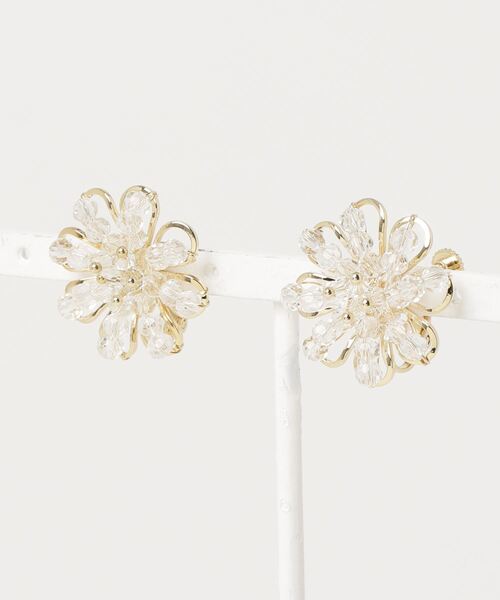 nicott（ニコット）の「NC:Crystal peccle Earring クリスタルペブルイヤリング（イヤリング・レディース・B/A/C/D・FREE）」の6枚目の写真