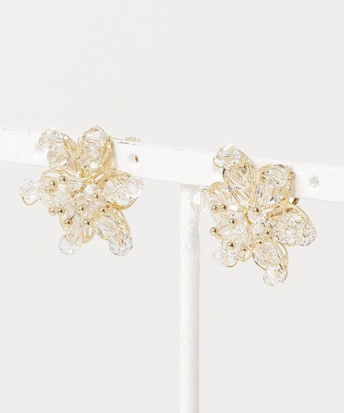 nicott（ニコット）の「NC:Crystal peccle Earring クリスタルペブルイヤリング（イヤリング・レディース・B/A/C/D・FREE）」の8枚目の写真