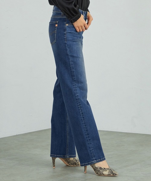 C17（シーセブンティーン）の「C17 レギュラーストレートデニムパンツ（デニムパンツ・レディース・インディゴブルー/ダークインディゴブルー/ブルー・26/28/29/30/31/32/27）」の5枚目の写真