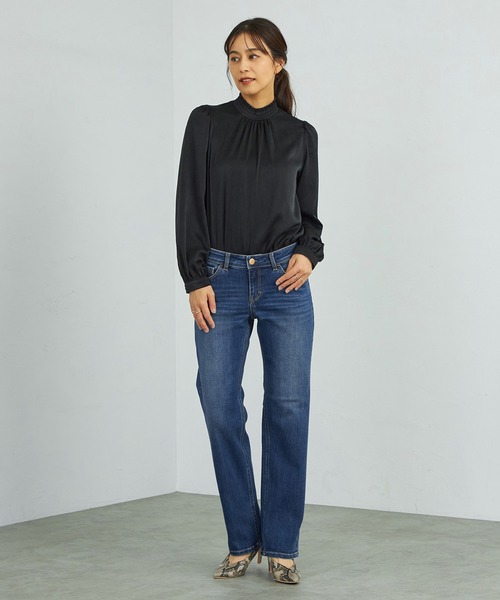 C17（シーセブンティーン）の「C17 レギュラーストレートデニムパンツ（デニムパンツ・レディース・インディゴブルー/ダークインディゴブルー/ブルー・26/28/29/30/31/32/27）」の11枚目の写真