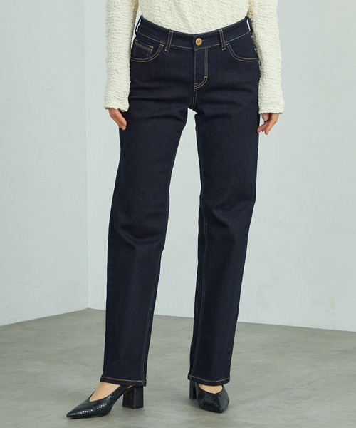 C17（シーセブンティーン）の「C17 レギュラーストレートデニムパンツ（デニムパンツ・レディース・インディゴブルー/ダークインディゴブルー/ブルー・26/28/29/30/31/32/27）」の13枚目の写真