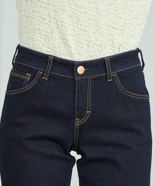 C17（シーセブンティーン）の「C17 レギュラーストレートデニムパンツ（デニムパンツ・レディース・インディゴブルー/ダークインディゴブルー/ブルー・26/28/29/30/31/32/27）」の19枚目の写真