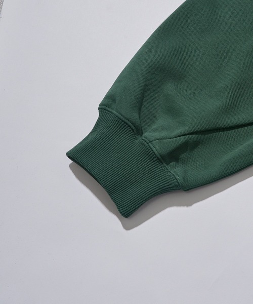 MAISON CLUB（メゾンクラブ）の「【MAISON CLUB】12oz Heavy Weight CREWNECK SWEATER　/ ドロップショルダー・ボリュームスリーブ 裏毛　無地スウェット（スウェット・メンズ・ブラック/アイボリー/グレー/チャコールグレー/ネイビー/ホワイト/ライトグレー・M/L）」の11枚目の写真