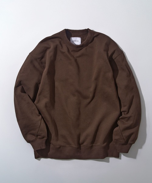 MAISON CLUB(メゾンクラブ)の「【MAISON CLUB】12oz Heavy Weight CREWNECK SWEATER / ドロップショルダー・ボリュームスリーブ 裏毛 無地スウェット WILL(スウェット・メンズ・ブラック/アイボリー/グレー/チャコールグレー/ネイビー/ホワイト/ライトグレー/グリーン/ブラウン・M/L)」の19枚目の写真