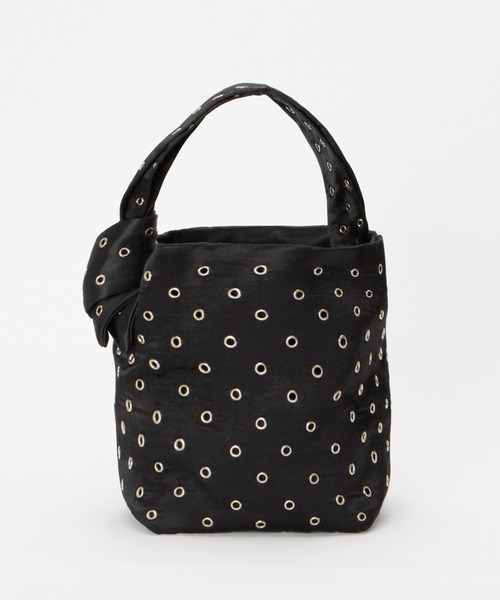 HOUSE OF LOTUS(ハウスオブロータス)の「【JAMIRAY/ジャミレイ】アイレットバッグ(ショルダーバッグ・レディース・ホワイト/ブラック・FREE)」の2枚目の写真