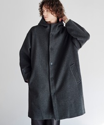 Buyer's Select/メルトンフーデッドコート