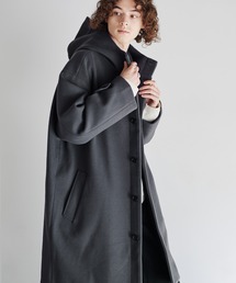 Buyer's Select/メルトンフーデッドコート