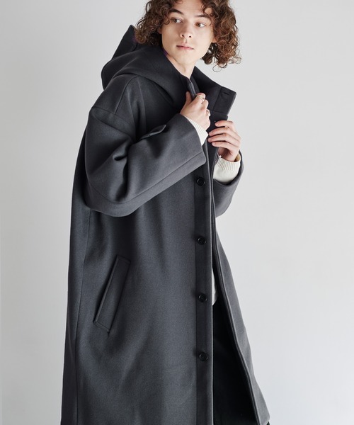 セール】Buyer's Select/メルトンフーデッドコート(その他 セール】Buyer's Select/メルトンフーデッドコート(その他