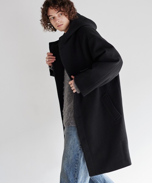 Buyer's Select/メルトンフーデッドコート（その他アウター