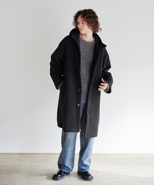 最終値下げ　美品　ハイドアンドシーク　ウールコート メルトンジャケット 2026年最新】HIDE AND SEEK メンズ スタジャンの人気アイテム - メルカリ